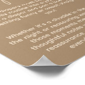 ベアーミニマルベビーシャワー深夜おむつゲーム ポスター (角)