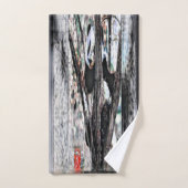 ベアーモデル：パンダライフ01-03 バスタオルセット (ハンドタオル)