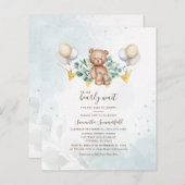 ベアーユーカリ水彩少年の赤ちゃんシャワー (正面/裏面)