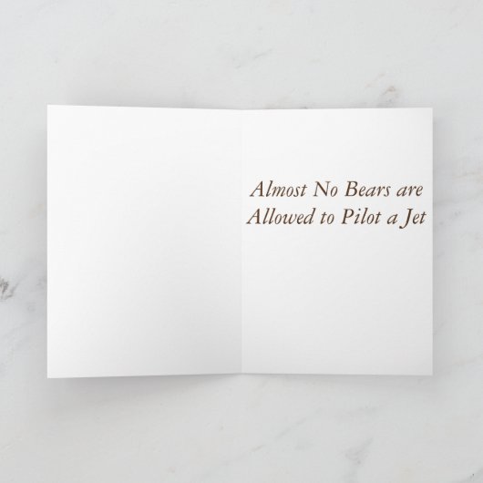 ベアーユーモア/ジョークのカード カード (内部)