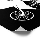 ベアーライディングペニー農園自転車 ポスター (角)