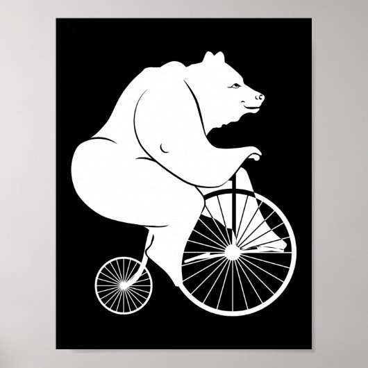 ベアーライディングペニー農園自転車 ポスター (正面)