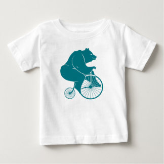ベアーライディングヴィンテージバイクレムパー ベビーTシャツ