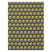 ベアーラブカップルLGBTレインボー国旗 テーブルクロス (正面)