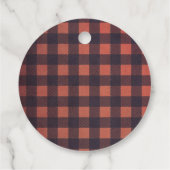 ベアーランバージャックかわいい誕生日ありがとう フェイバータグ (裏面)