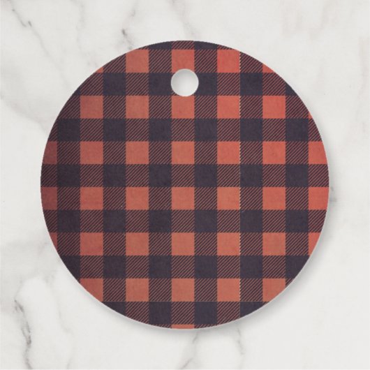 ベアーランバージャックかわいい誕生日ありがとう フェイバータグ (裏面)