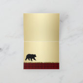 ベアーランバージャックベアサンキューカード サンキューカード (内部)