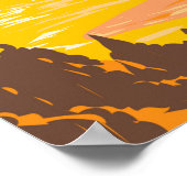 ベアーリバー州パークワイオミングヴィンテージ ポスター (角)