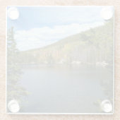 ベアーレイクアットロッキーマウンテン国立公園 ガラスコースター (裏面)