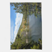 ベアーレイクアットロッキーマウンテン国立公園 キッチンタオル (縦)