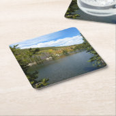 ベアーレイクアットロッキーマウンテン国立公園 スクエアペーパーコースター (アングル)