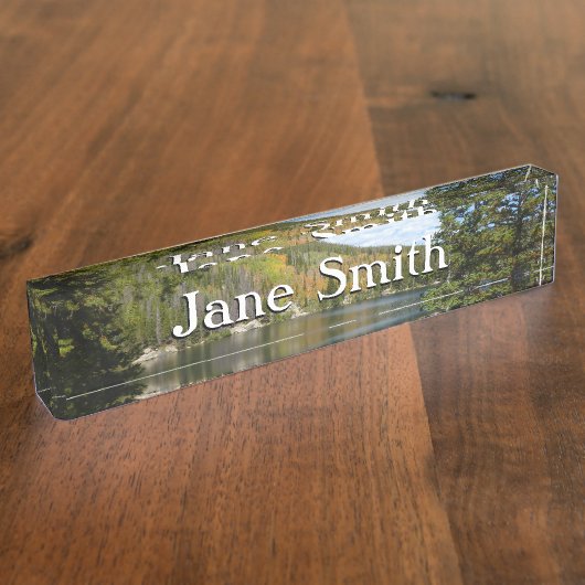 ベアーレイクアットロッキーマウンテン国立公園 デスクネームプレート (側面)