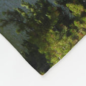 ベアーレイクアットロッキーマウンテン国立公園 フリースブランケット (角)