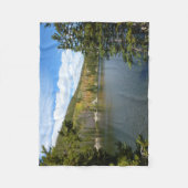 ベアーレイクアットロッキーマウンテン国立公園 フリースブランケット (正面)