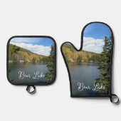 ベアーレイクアットロッキーマウンテン国立公園 鍋つかみ&鍋敷きセット (正面)