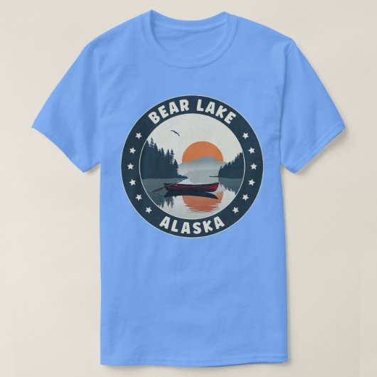 ベアーレイクアラスカサンセットTシャツ Tシャツ (デザイン正面)