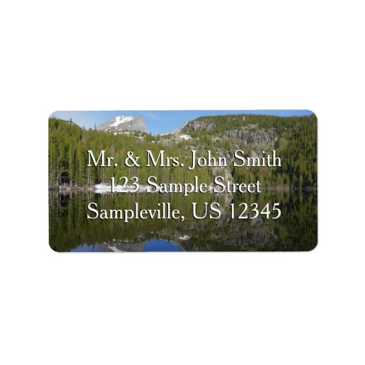 ベアーレイクリフレクションI ラベル (正面)