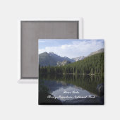 ベアーレイクロッキーマウンテンナショナルパークマグネット マグネット (正面/裏面)