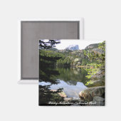 ベアーレイクロッキーマウンテンナショナルパークマグネット マグネット (正面/裏面)