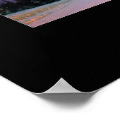 ベアーレイク上空の北方灯アラスカのポスター ポスター (角)