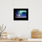 ベアーレイク上空の北方灯アラスカのポスター ポスター (キッチン)