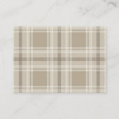 ベアー名門私立校風のニュートラルベビーシャワーおむつラッフル エンクロージャーカード (裏面)