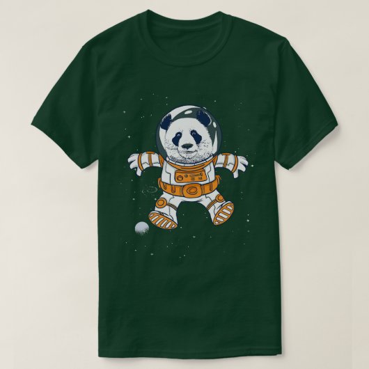 ベアー宇宙飛行士パイロット宇宙フライトコスモスユニバース Tシャツ (デザイン正面)