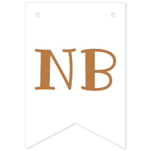 ベアー月数の最初の誕生日 バンティングフラッグ (第2の旗)