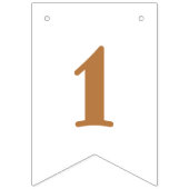 ベアー月数の最初の誕生日 バンティングフラッグ (第3の旗)