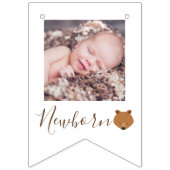 ベアー毎月のフォトファースト誕生日 バンティングフラッグ (第2の旗)