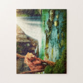 ベアー湖 ジグソーパズル (縦)