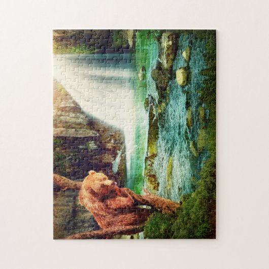 ベアー湖 ジグソーパズル (縦)