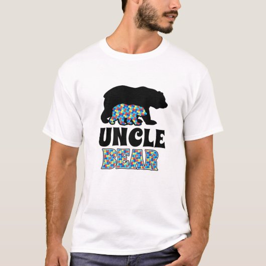 ベアー自閉症の伯父の意識 Tシャツ (正面)
