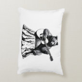 ベアー遊ズギター長方形アクセント枕 アクセントクッション (裏面(縦))