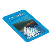 ベアー魚釣りインリバー – アラスカ,バルデス マグネット (右側)