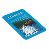 ベアー魚釣りイン川 – アラスカ，ラトシュ マグネット (右側)