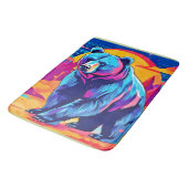 ベアー鮮やかアート バスマット (アングル)