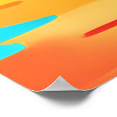 ベアー鮮やかアート ポスター (角)