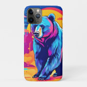 ベアー鮮やかアート Case-Mate iPhoneケース (裏)