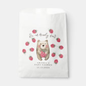 ベアー – 私たちは赤ちゃんシャワーを心待ちできる フェイバーバッグ (正面)