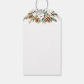 ベアーClothestLineコールド外ベビースシャワー ギフトタグ (裏面)