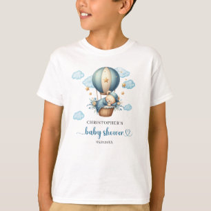 ベア人気があるテーマボーイベビーシャワーゲストの名誉 Tシャツ