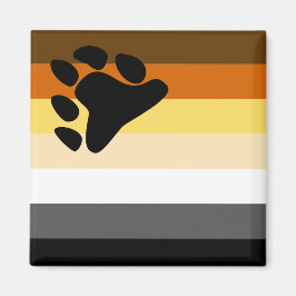 ベア兄弟愛プライド旗 マグネット