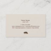 ベア名刺 名刺 (裏面)