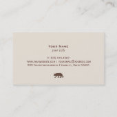 ベア名刺 名刺 (裏面)