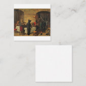 ベア回転木馬バイウィリアム・ホルブルック・ヒゲ スクエア名刺 (正面/裏面)