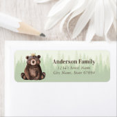 ベア差出人住所ラベル ラベル (インサイチュ)