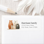 ベア差出人住所ラベル ラベル (インサイチュ)