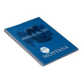 ベア歩くインムーンライトヴィンテージトラベル ノートブック (右側)