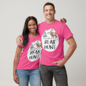 ベア狩りウォーターカラータトラコテージ Tシャツ (ユニセックス)
